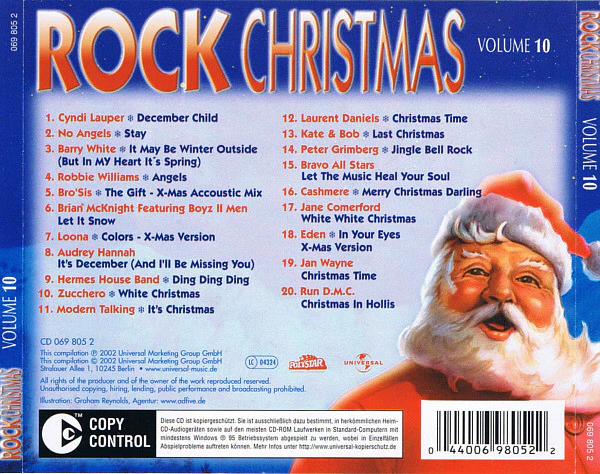 Various - Rock Christmas Volume 10 (CD, Comp, Copy Prot.) - Image 2