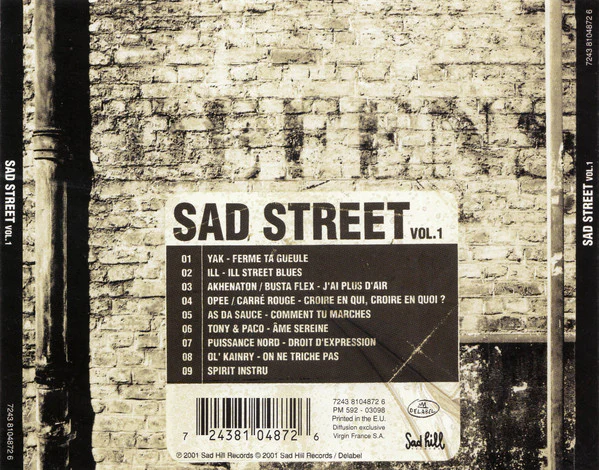 Various - Sad Street Vol. 1 (CD, Comp) - Image 2