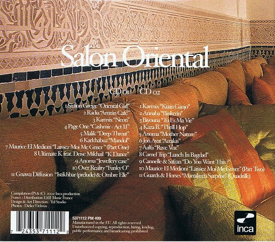Various - Salon Oriental - Oriental Downtempo Escapade (2xCD, Comp) - Image 2