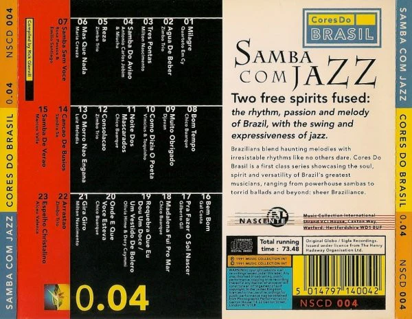 Various - Samba Com Jazz (CD, Comp) - Image 2