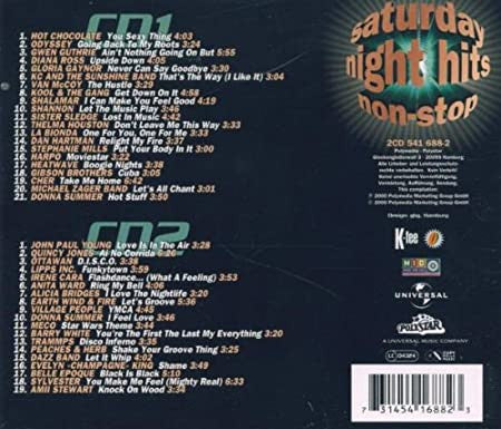 Various - Saturday Night Hits Non-Stop (2xCD) - Image 2