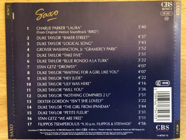 Various - Saxo (CD) - Image 2