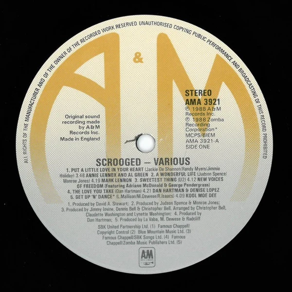 Various - Scrooged (Original Motion Picture Soundtrack) (LP, Album) - Image 3