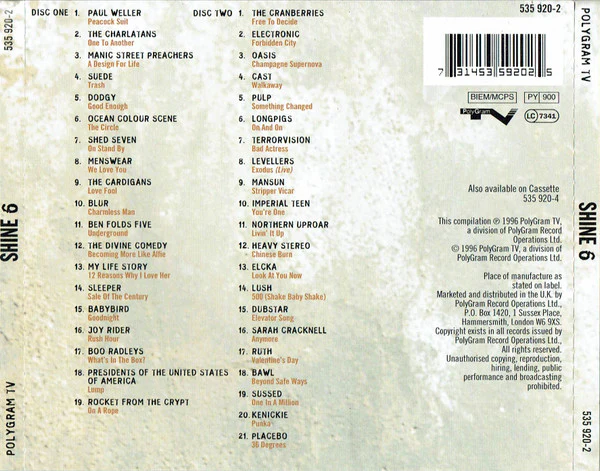 Various - Shine 6 (2xCD, Comp) - Image 2