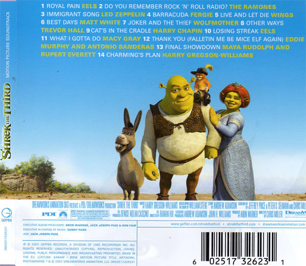 Various - Shrek The Third: Motion Picture Soundtrack (CD, Album, Sup) - Image 3