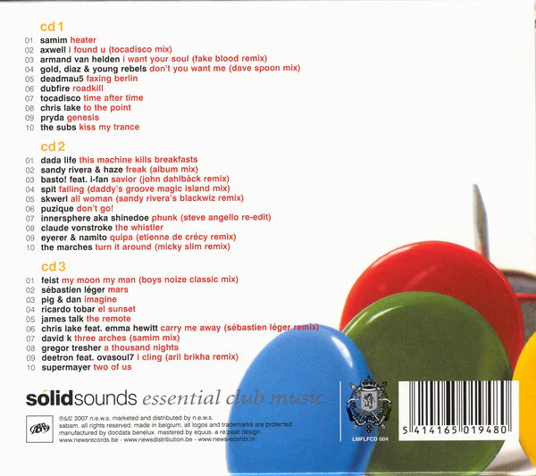 Various - Sólid Sounds 2007.3 (3xCD, Comp) - Image 2