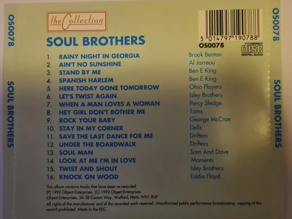Various - Soul Brothers (CD, Comp) - Image 2