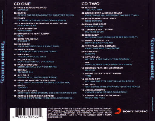 Various - Soulful House (2xCD, Comp) - Image 2
