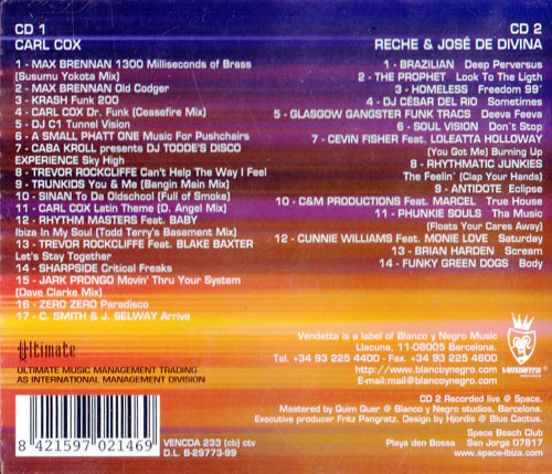 Various - Space Ibiza 99 (2xCD, Comp, Mixed) - Image 2