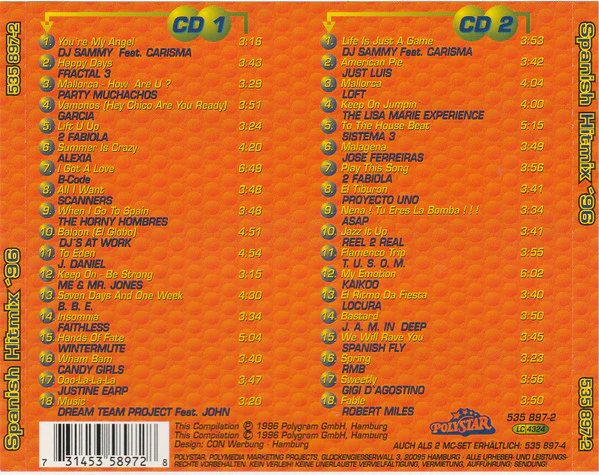 Various - Spanish Hitmix '96 (2xCD, Comp) - Image 2
