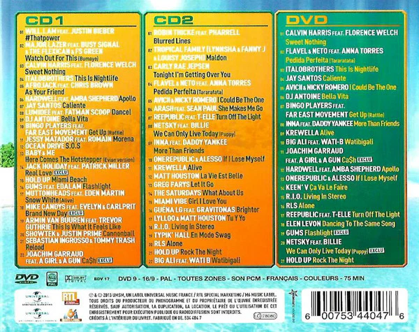 Various - Starfloor L'album Dancefloor de L'été 2013 (2xCD, Comp + DVD-V, Comp, PAL + Box, Comp) - Image 5