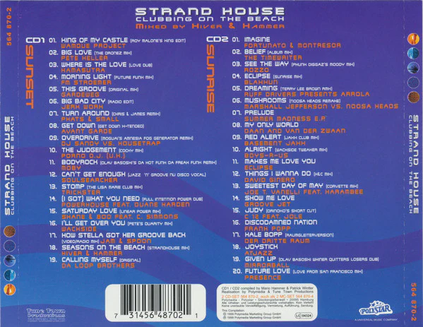 Various - Strand House - Clubbing On The Beach (2xCD, Mixed) - Image 3