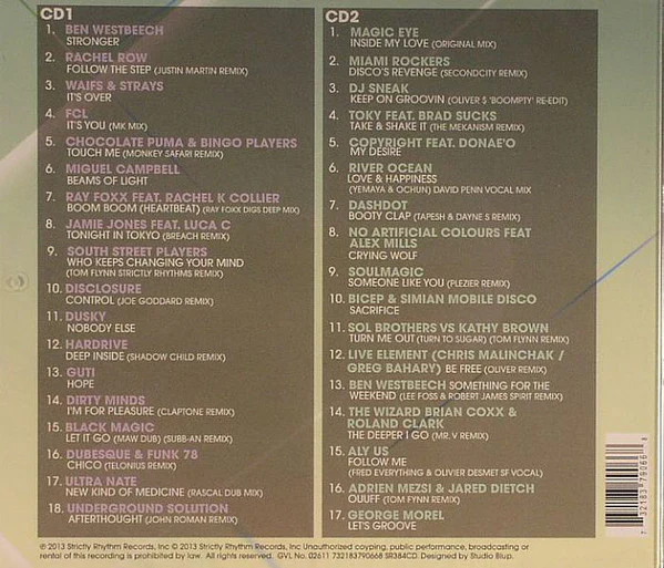 Various - Strictly Deep (2xCD, Comp, Mixed) - Image 2