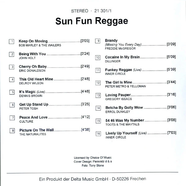 Various - Sun Fun Reggae (CD, Comp) - Image 2