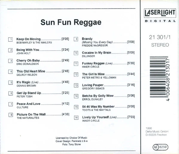 Various - Sun Fun Reggae (CD, Comp) - Image 3