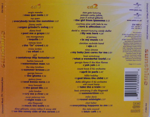 Various - Sunshine (2xCD, Comp) - Image 2