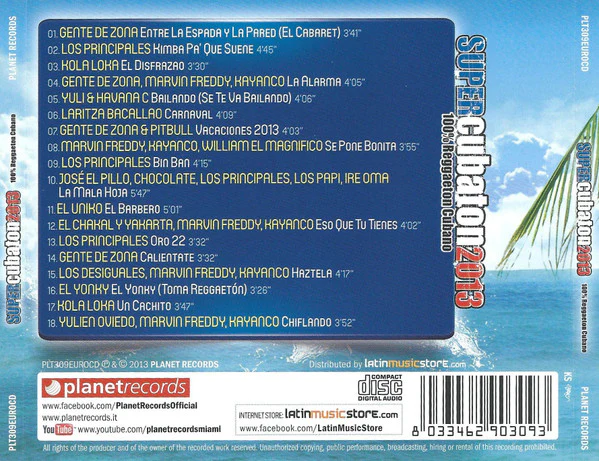 Various - Super Cubaton 2013 (100% Reggaeton Cubano) (CD, Comp) - Image 2