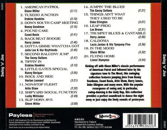 Various - Swing 'N' Jive (CD, Comp) - Image 2