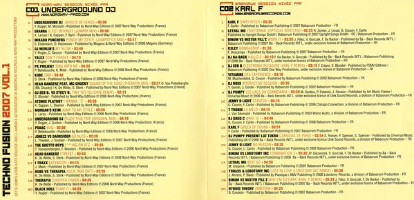 Various - Techno Fusion 2007 Vol.1 (2xCD, Comp, Mixed) - Image 4