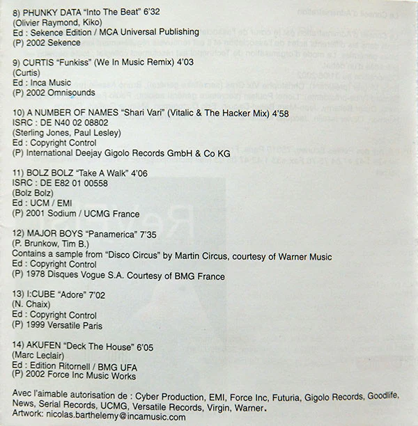 Various - Techno Parade 2002: Laissez-Nous Danser! (CD, Comp) - Image 3