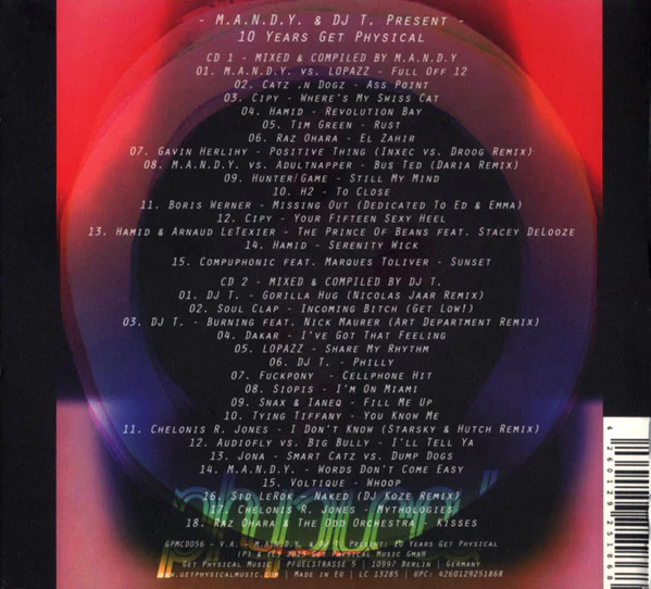 Various - Ten Years Get Physical (2xCD, Comp, Mixed) - Image 2