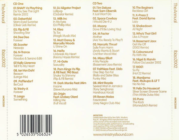 Various - The Annual Ibiza 2002 (2xCD, Comp, Mixed) - Image 4