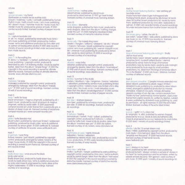Various - The Chillout Annual 2002 (2xCD, Comp, Mixed) - Image 4