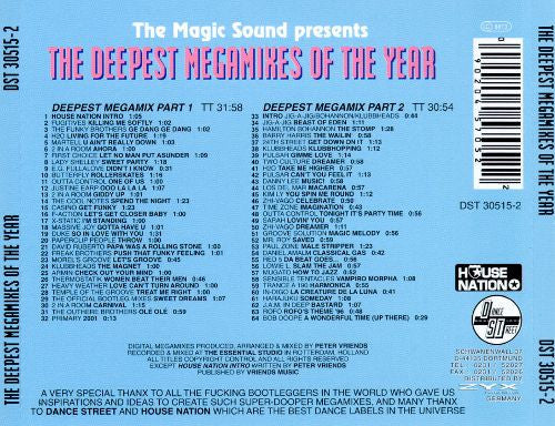 Various - The Deepest Megamixes Of The Year (CD, Mixed) - Image 2