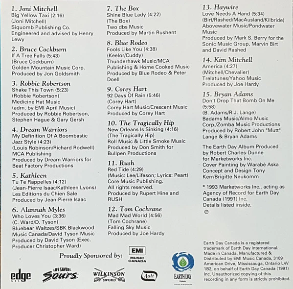 Various - The Earth Day Album (CD, Album, Comp) - Image 5