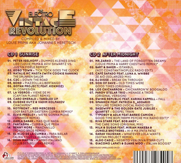Various - The Electro Vintage Revolution Vol. 1 (CD, Comp) - Image 2