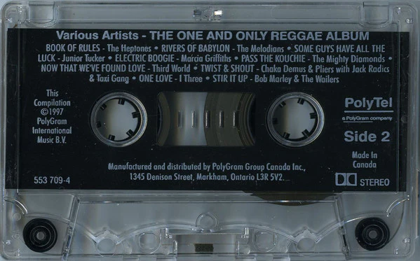 Various - The One And Only Reggae Album (Cass, Comp) - Image 4