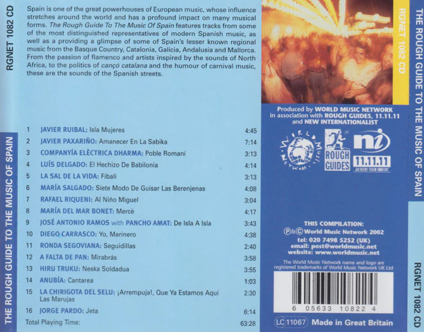 Various - The Rough Guide To The Music Of Spain (CD, Comp) - Image 2