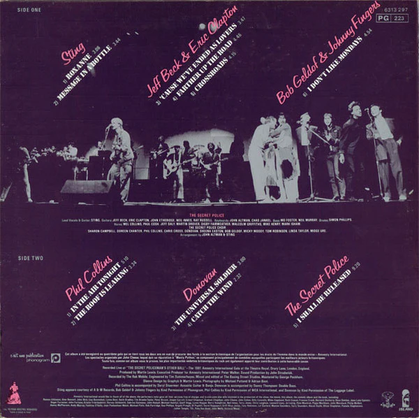 Various - The Secret Policeman's Concert (LP, Album) - Image 2