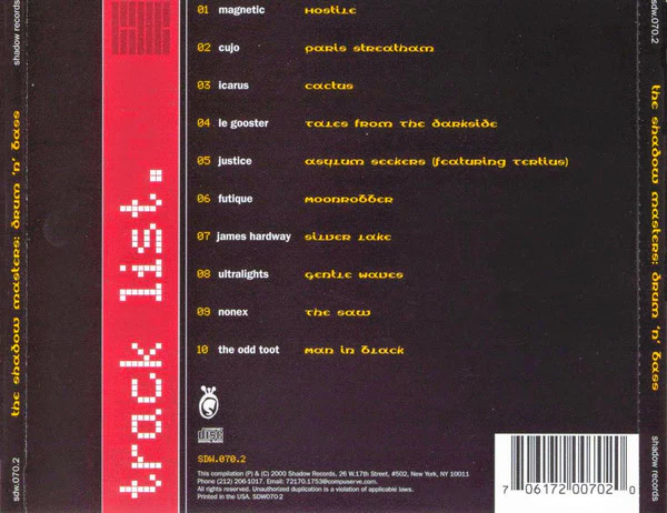 Various - The Shadow Masters: Drum'n'Bass (CD, Comp) - Image 2
