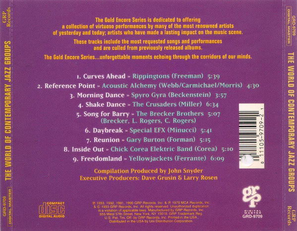Various - The World Of Contemporary Jazz Groups (CD, Comp) - Image 2