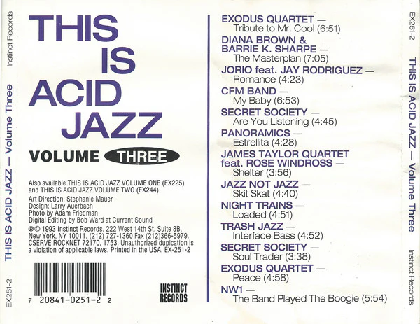 Various - This Is Acid Jazz Volume Three (CD, Comp) - Image 4