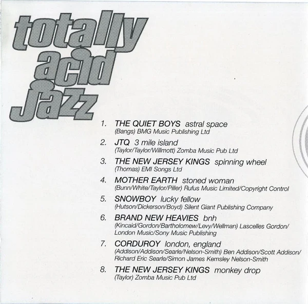 Various - Totally Acid Jazz (CD, Comp) - Image 5