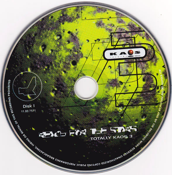 Various - Totally Kaos 3 - Reach For The Stars (2xCD, Comp) - Image 3