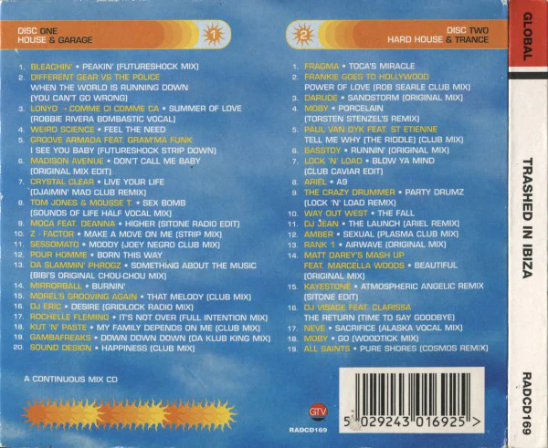 Various - Trashed In Ibiza (2xCD, Mixed, Dig) - Image 2