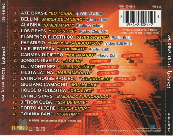 Various - Un... Deux... Trois...Latino! (CD, Comp) - Image 2