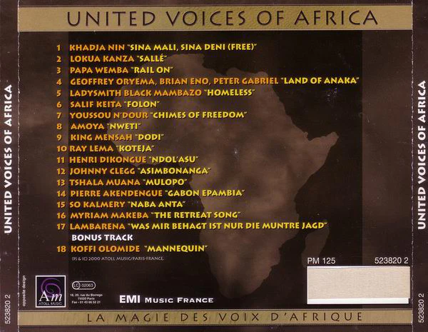 Various - United Voices Of Africa (CD, Comp) - Image 4