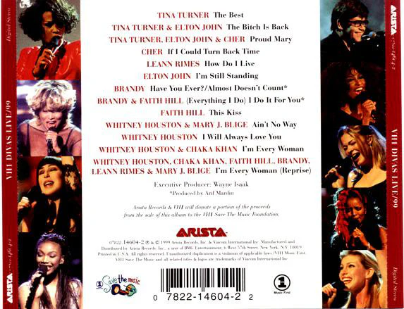 Various - VH1 Divas Live/99 (CD, Album) - Image 2