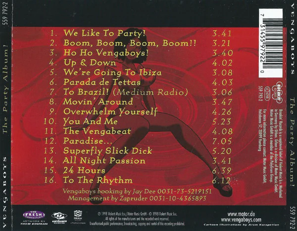 Vengaboys - Up & Down - The Party Album! (CD, Album) - Image 2