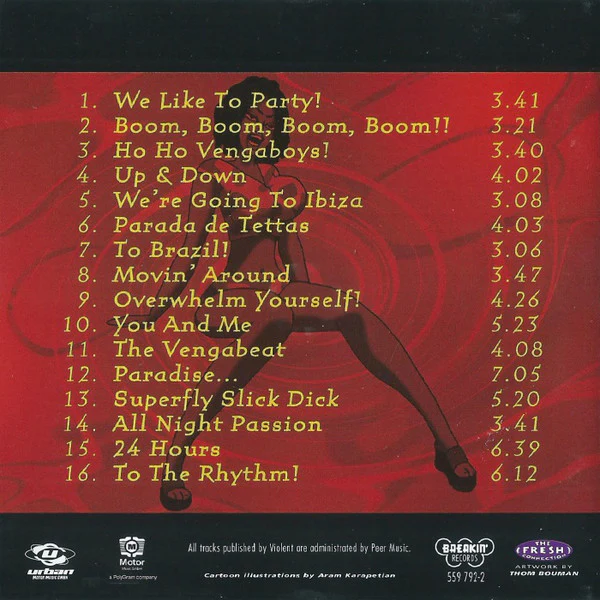 Vengaboys - Up & Down - The Party Album! (CD, Album) - Image 5