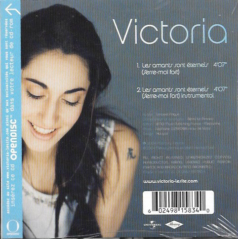 Victoria* - Les Amants Sont Éternels (Serre-Moi Fort) (CD, Single, Enh) - Image 2