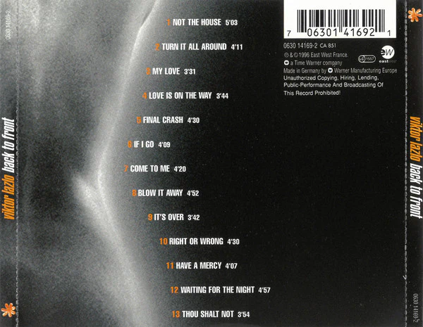Viktor Lazlo - Back To Front (CD, Album) - Image 2