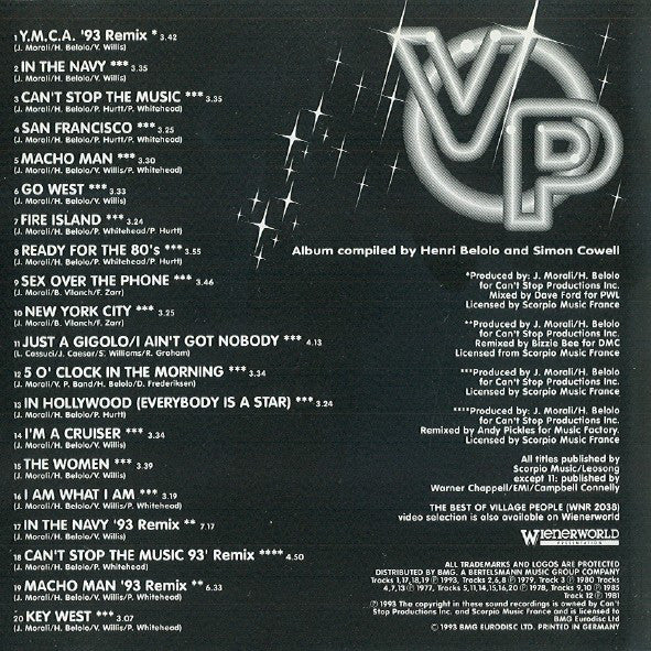 Village People - The Best Of Village People (CD, Comp) - Image 3