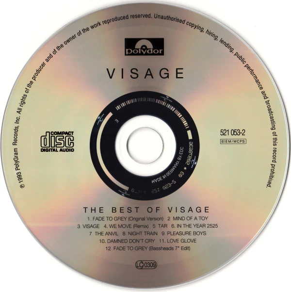 Visage - Fade To Grey (The Best Of Visage) (CD, Comp, RE, RP) - Image 3