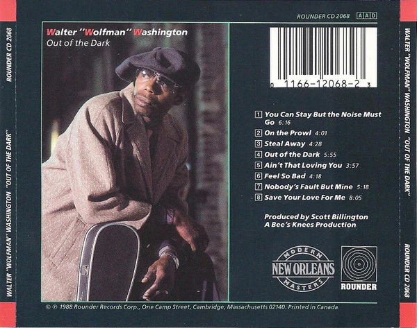 Walter "Wolfman" Washington - Out Of The Dark (CD, Album) - Image 2