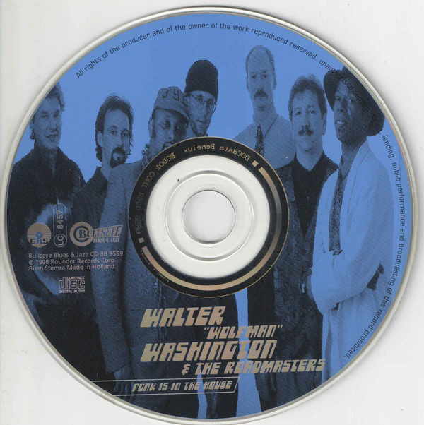 Walter "Wolfman" Washington & The Roadmasters (2) - Funk Is In The House (CD, Album) - Image 4